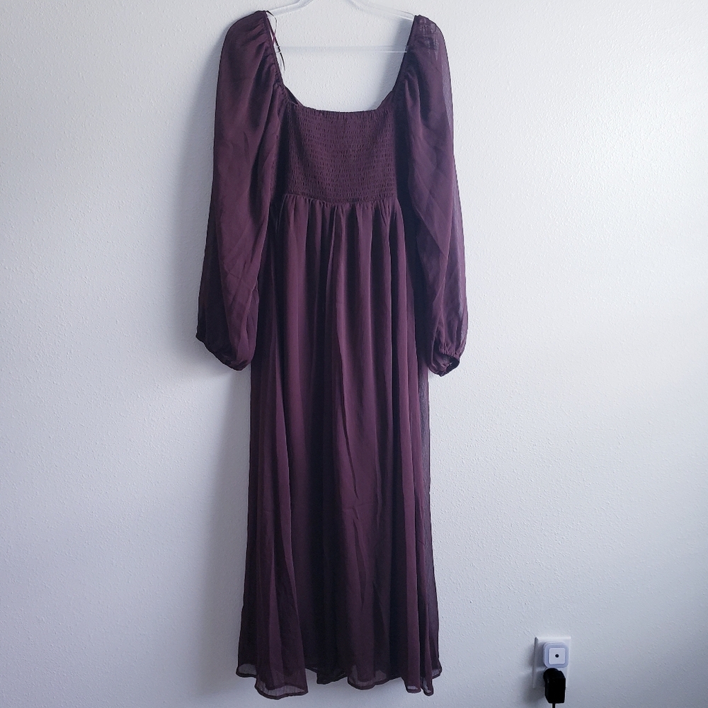 Baltic Born Dione Midi Dress Long Sleeve New Without Tags - Picture 5 of 8